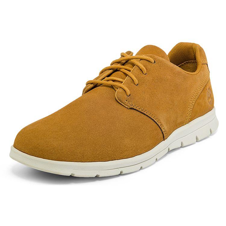 Timberland Graydon Vollnarbenleder Bequem Trendig Langlebig Wasserdicht Atmungsaktiv Leicht Knöchelhoch Freizeitschuhe Herren Sneaker Weizen A411H