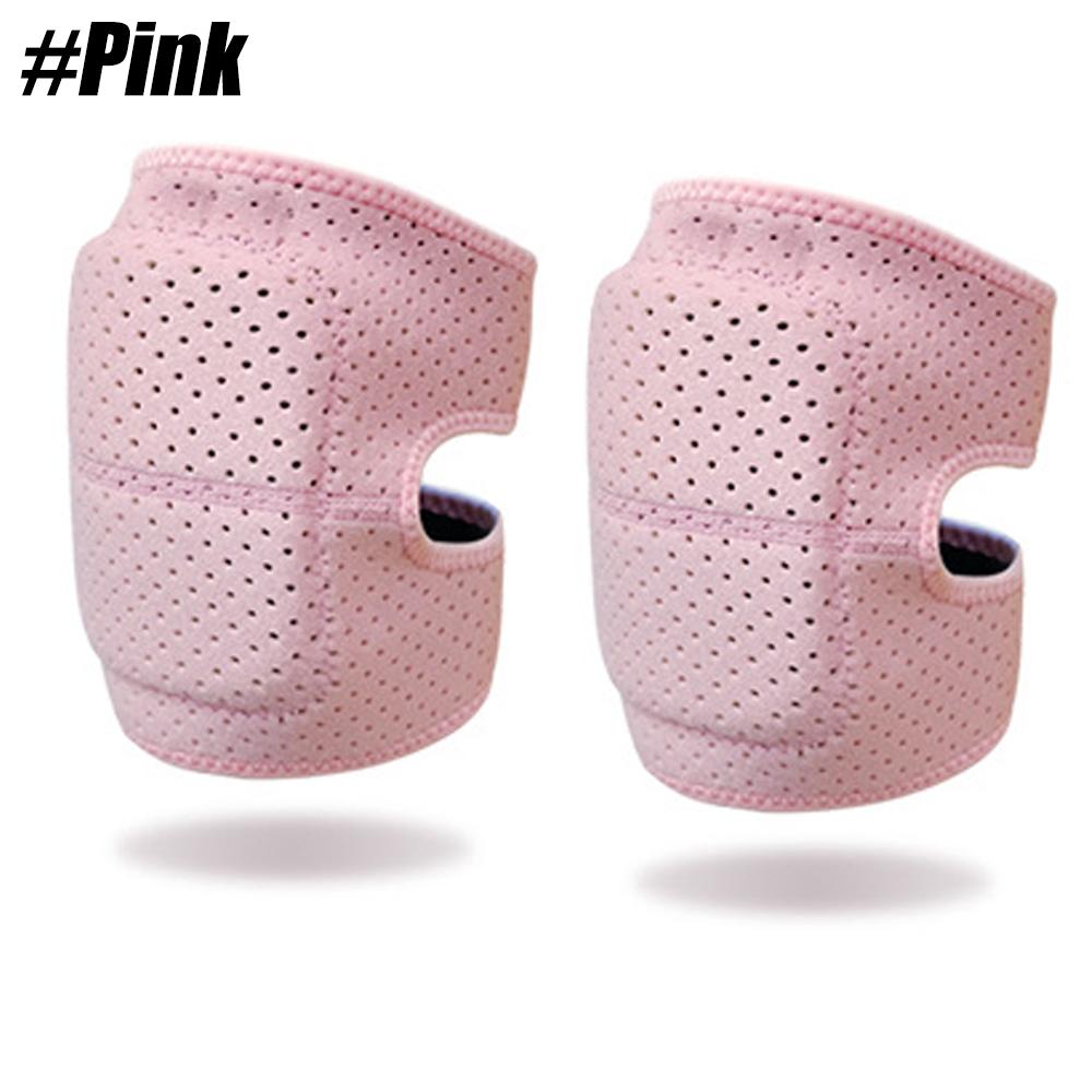 1Pair Adjustable Sports Knee Pads - Breathable Anti-Slip Support Fit For Football,Basketball - Thick Padded Protective Fit For Women Men