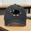 Schwarzes Schaf Lässige Baseballkappe Frühling Trucker-Kappe Verstellbar Jagd Camping Snapback-Kappe FeUnisex Unisex Passform Baseballkappen
