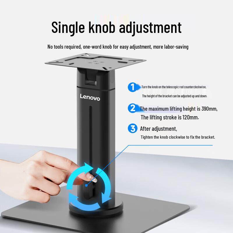 Lenovo Thinkplus Metal Desktop Monitor and Laptop Riser Stand