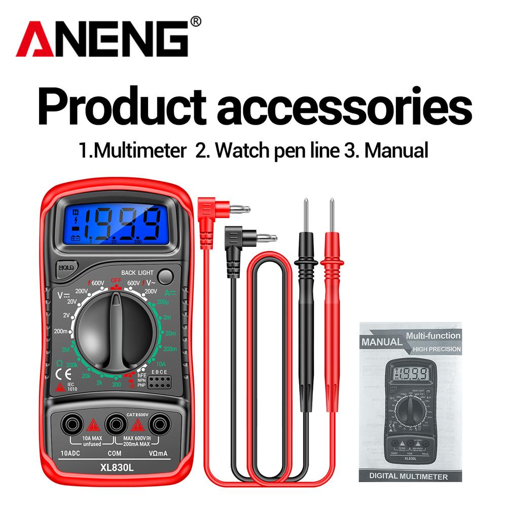 2000 Counts SZ06 SZ308 XL83L Digital Multimeter Voltage Tester Voltmeter TRMS Auto-Ranging  Volt Amp Meter Measuring DC Voltage