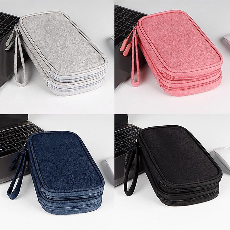 Travel Portable Digital Product Storage Bag Multi-Grids Usb Data Cable Organizer Office Headset Charging Treasure Box Bag