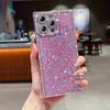 Epoxy mobile phone case with side drill glitter is suitable for Apple 17promax square iPhone16 new 15.