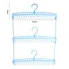 3PCS/Set Non-slip Clothes Drying Hanger Space-Saving Socks Hanger Rotatable Drying Rack  Household