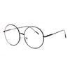 RBRARE Oversized Round Glasses Silver Metal Frame Vintage Sexy Circle Glasses Brand Designer Huge Big Nerd Eyeglasses Women