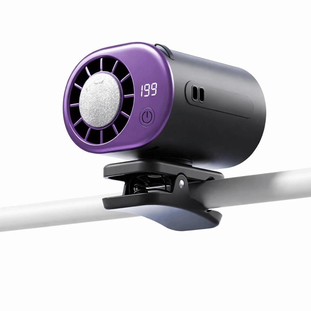 Portable Mini Electric Fan Ice Compress Cooling Clip on Fan Cooling Essentials Cooling Fan Concert серый