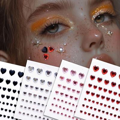 Love Diamond Crystal Stickers for Girls - Handmade DIY Gem Decorations