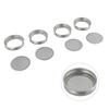 4pcs Sprout Mesh Cover 70mm Stainless Steel Strainer Sprouting Cover Lid For Jar Sprout Kitchen Tools Kitchen Accessories