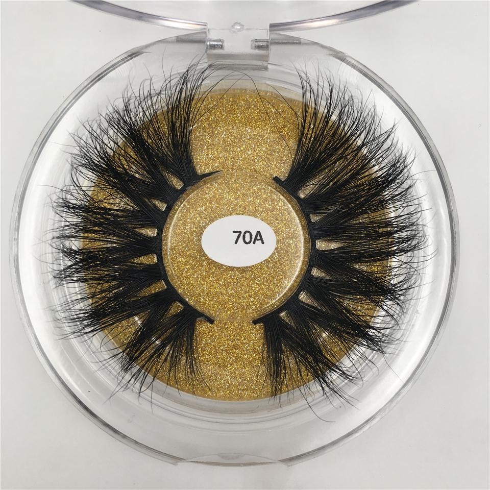 RED SIREN 25mm Mink Eyelashes Dramatic Long Natural Lashes Handmade 25 mm 3d Mink Lashes Make Up Vendors Fake Eyelashes