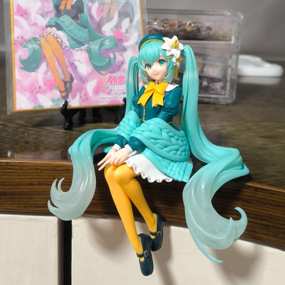 New Hatsune Miku Anime Figure Toys Flower Fairy MIKU 3 Kinds Kawaii Cartoon PVC Action Figurine Model Dolls Birthdays Gifts Kids