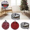 PP Printing Christmas Wreath Storage Bag Stackable Holiday Wreaths Storage Holder
