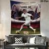 Vinicius Jr. Legend  Wall Hanging Printed Fabric Blanket Decorative Tapestries for Bedroom Living Room Home Decor