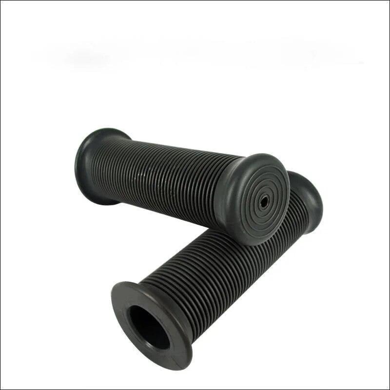 1 Pair 22mm Universal Motorcycle Handlebar Vintage Handle Grips  Rubber Bar Gel Grip Retro Rubber For Cafe Racer Bobber Custom