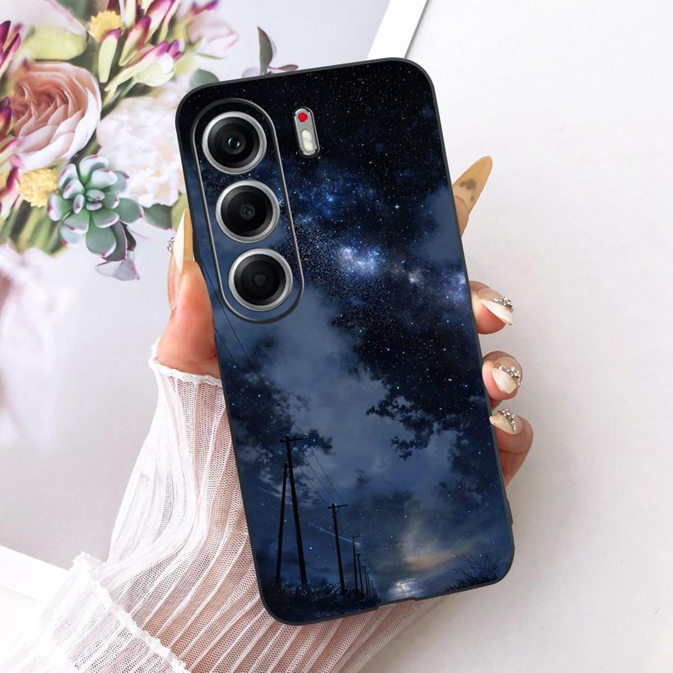 Hülle für Tecno Camon 40 Pro CM7 CM6 Handyhüllen für Camon 40 4G CM5 Niedliche Cartoon-Tiere Cooler Drache Löwe Weiches TPU Schwarze Abdeckung