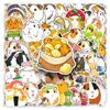51Sheets Cute Cartoon Guinea Pig Graffiti Sticker Kawaii Aesthetic Stickers Laptop Notebook Suitcase Cup Diy Decoration Stickers