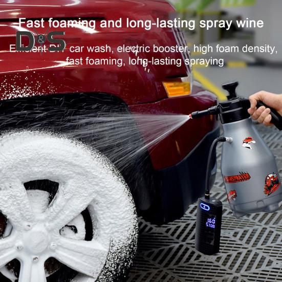 

Электрический распылитель пены с питанием от USB, 2000 мл, ручной распылитель пены для мытья автомобиля, бутылка-распылитель пены высокого давления для автомобиля, мотоцикла, автофургона nozzle