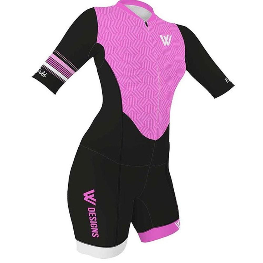 2026 Woman Triathlon Cycling Skinsuit Summer Short Sleeve Swimwear Custom Bike Jersey Clothes Jumpsuit Ropa Ciclismo