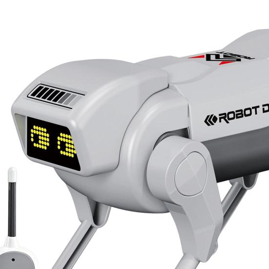 Remote Control Robot Dog Toy Mist Spray Interactive Electric Dog Toy Toddlers Boys Girls Walking Mechanical Puppy Toy