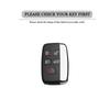 Leather Metal Car Key Case Cover Bag for Land Rover Range Rover Sport Evoque Freelander Velar Discovery 4 Jaguar XE XJ XF Guitar