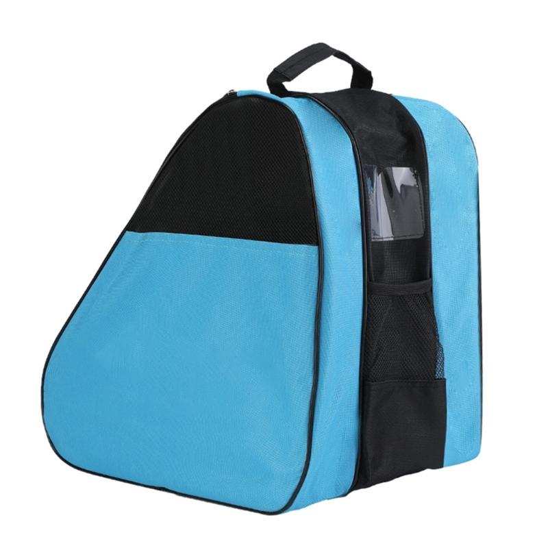 

Roller Skates Bag with Handle Ice Skates Bag Multifunctional Shoulders Bag синій