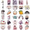 60 Cartoon Girl Graffiti Stickers Personalized Decorative Guitar Notebook Suitcase DIY Waterproof Stickers