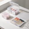 Mini Flip-top Transparent Storage Box for Small Items and Cards