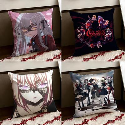 Anime AAve MMujica Cushion Cover Reversible Soft Durable Pillow Cover Home  Car MultiScene Use for Daily Comfort