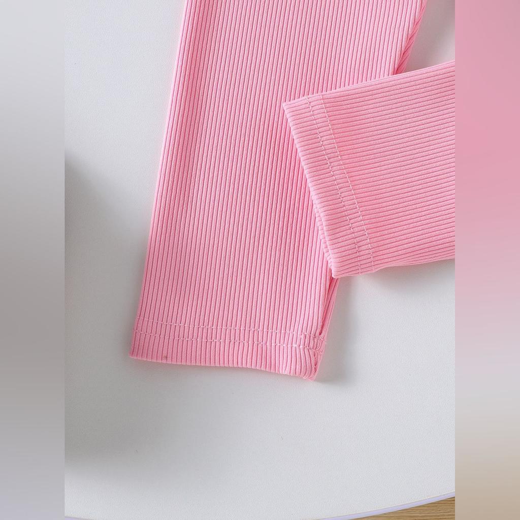 Kids Casual Long-Sleeve Set, Comfortable Daily Wear Outfits