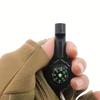 2-in-1 Camping Whistle Compass - Portable Outdoor Survival Gear with High-Precision Direction Indicator, Lightweight and Easy to Carry