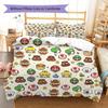 Super Mario 3pcs Bedding Set, Digital Printed Duvet Cover, No Insert, Children's Gift, Multi-Size -HYQ90