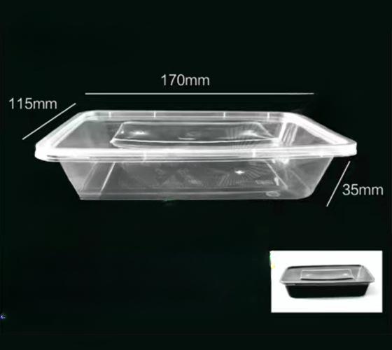 Netěsné nádoby na přípravu jídla s víkem Opakovaně použitelné, stohovatelné plastové boxy na skladování potravin pro zdravá a pohodlná jídla na cestách