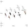 2 abnehmbare Wandaufkleber-Sets, Vogelmuster, Wanddekoration