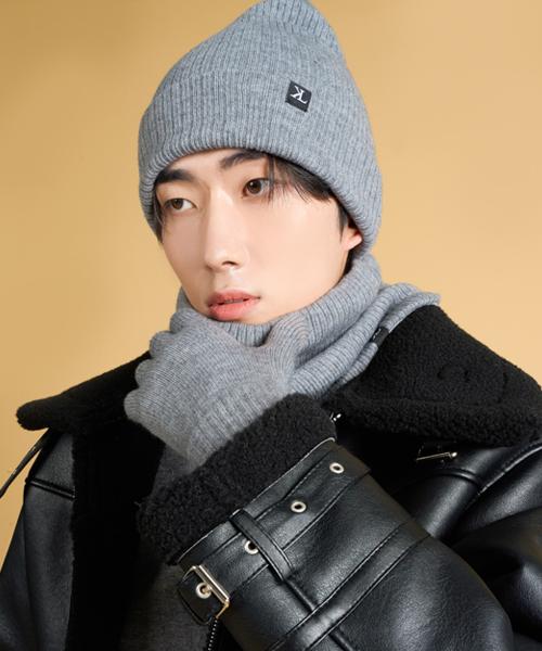 KOLEAT [Set-Up Ver.] Real Knit Men'S Beanie, Gloves, Scarf Set [5 Colors]