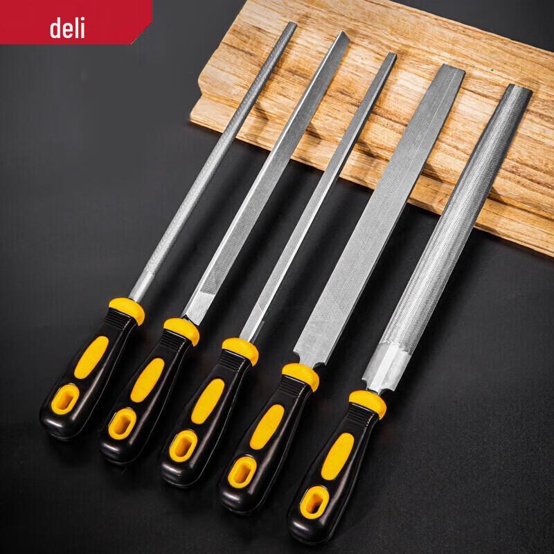 Deli 8-inch Medium Tooth File Set
