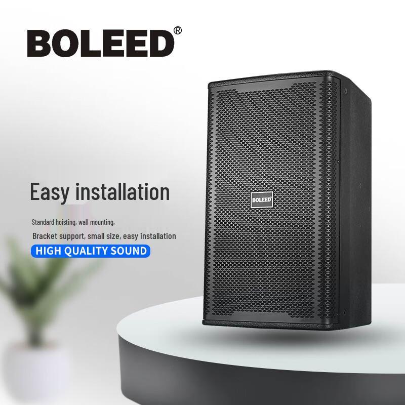 BOLEED LD-6210 10-inch Professional Full-range Conference Speaker CN Plug (adapter Included)