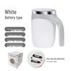 Portable Automatic Magnetic Stirring Insulated Stainless Steel Coffee Cup