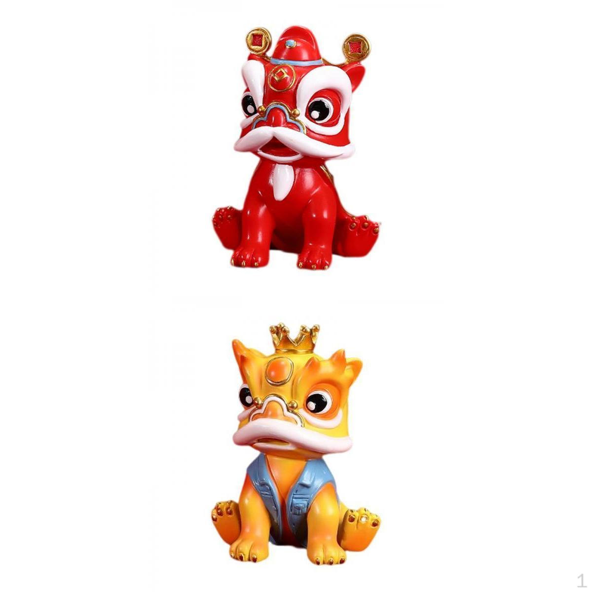 

Настольная статуэтка льва в китайском стиле, легкая, устойчивое основание, домашний декор, ремесла