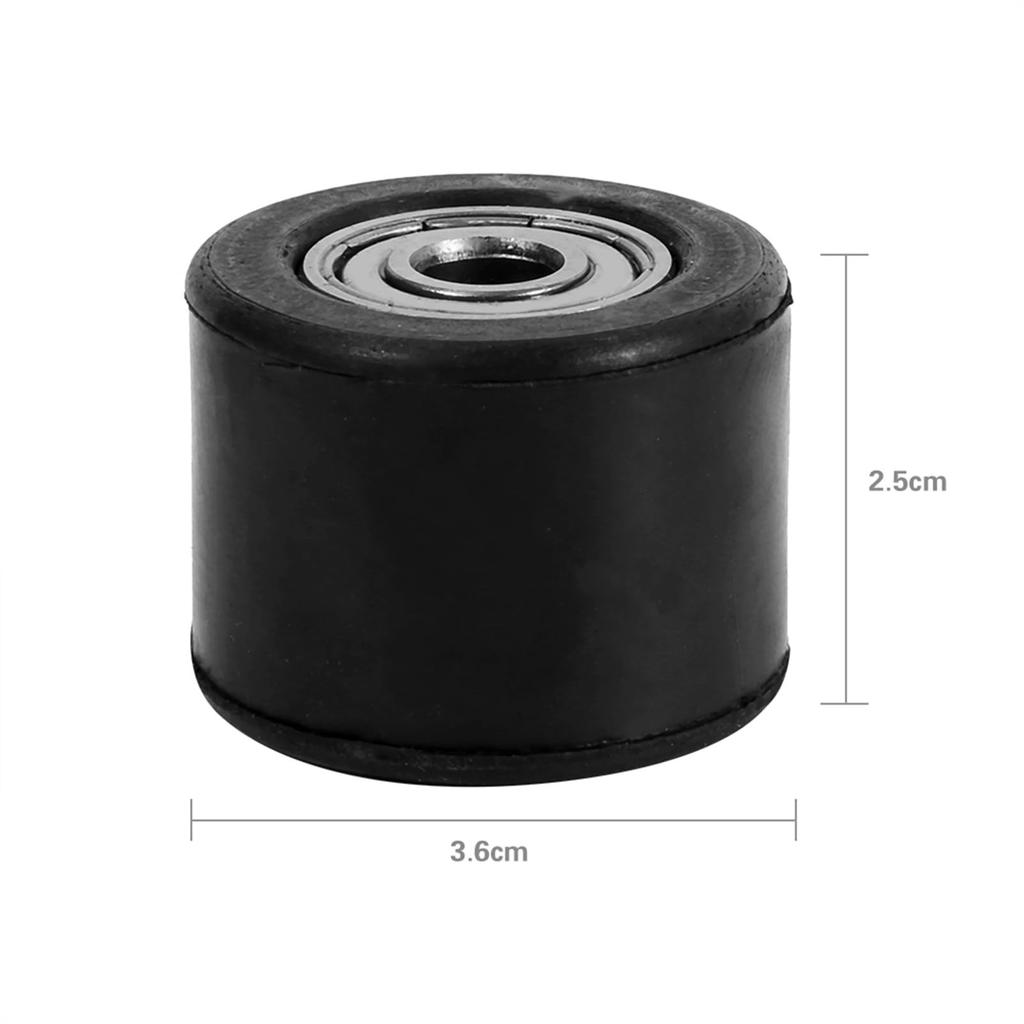 8mm Chain Roller Tensioner Pulley Wheel for Motorcycle Dirt Bike with Heavy Duty Bearing