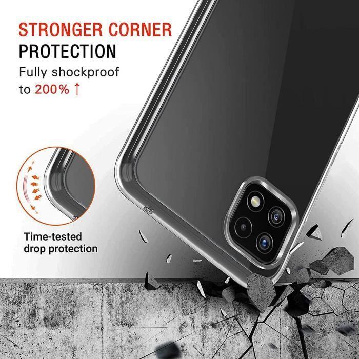 Coque Transparente pour Samsung A22 5G Silicone Haute Résistance Anti Choc