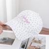 Nische mode kleine florale Buchstaben bestickte Baseballkappe Damen Frühling und Herbst Gesicht klein vielseitige Kappe