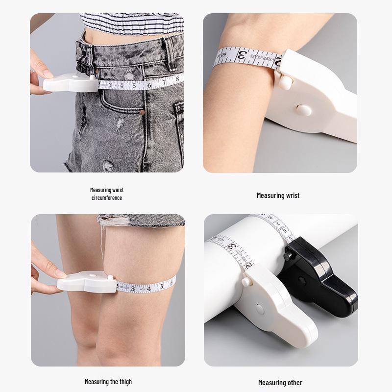 High-Precision Automatic Retractable Body Tape Measure: Perfect for Measuring Waist, Hip, Thigh, and Abdominal Circumference