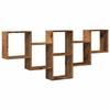 VidaXL Wall Shelf Old Wood 159x18x66 Cm Engineered Wood, Floating Shelf, Wall Display Shelf, Shelf 853306