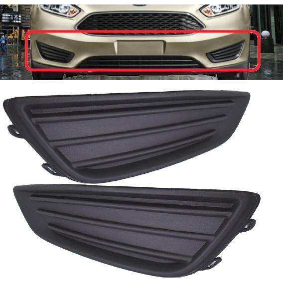 labwork 1 Pair of Fog Light Lamp Covers LH and RH Replacement for Focus 2015 2016 2017 2018