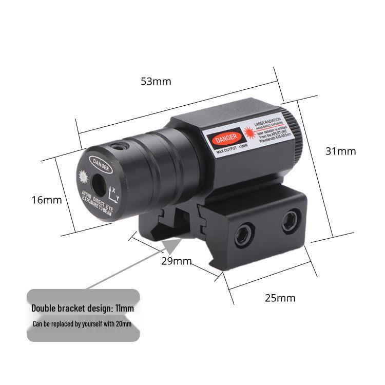 Soft Bullet Gun with Red Dot Infrared Laser Sight for 11-20mm Rails
