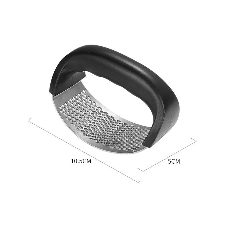 Stainless Steel Garlic Crusher Mud Press Manual Ginger Grinding Chopper Pipe Peeler Mincer for Fruit Vegetables Kitchen Tools