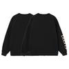 Li-Ning Printed Oversized Crew Neck Sweatshirt Unisex Tops Black AWDRB78-2
