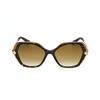 Ladies Brown Square Sunglasses 0bv8241kb 5496t5