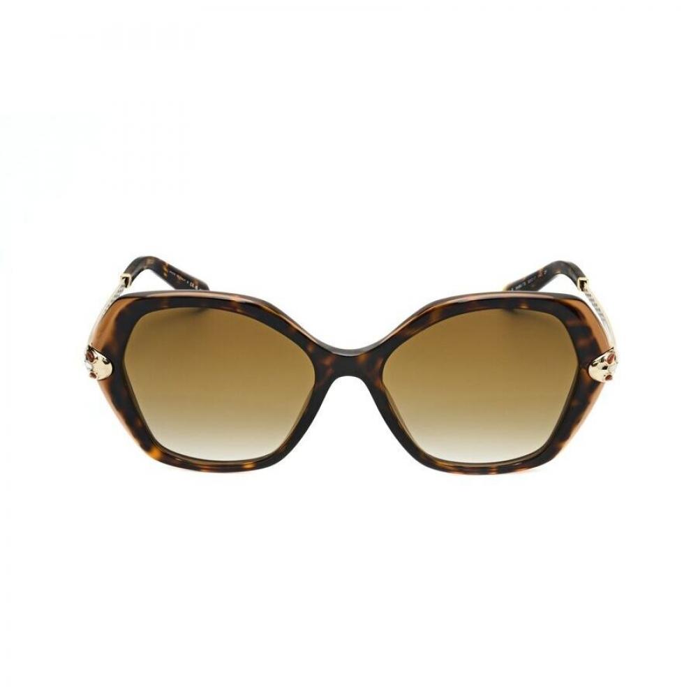 Ladies Brown Square Sunglasses 0bv8241kb 5496t5