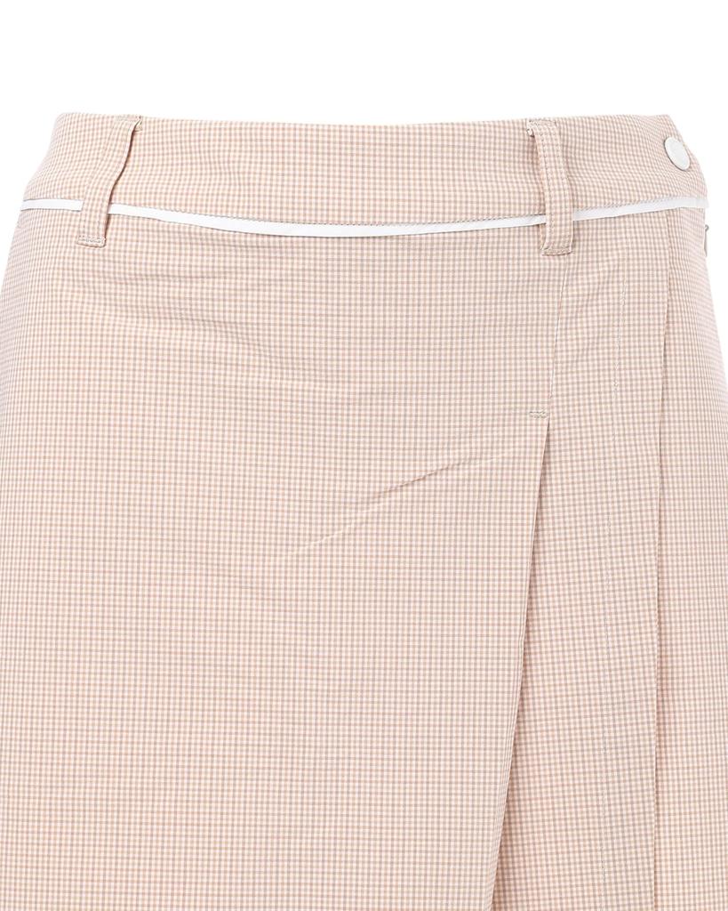 New Balance Golf Culottes Stretch Micro Check Women's (4-Way Pattern) / 012-5139501 042_Beige