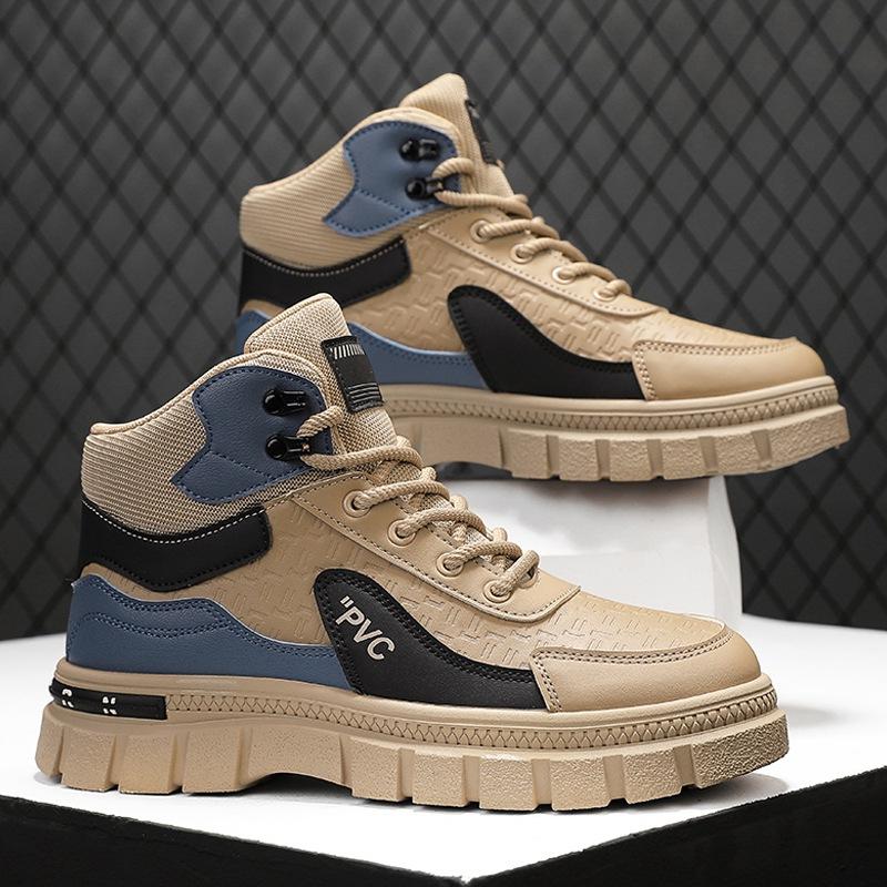 

Мужские ботинки мартин осень 2024 на толстой подошве износостойкие ретро ботинки мужские увеличивающие рост спортивные и повседневные высокие рабочие ботинки 44